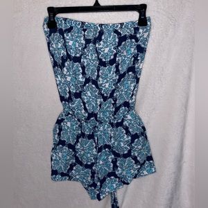 NWOT Lilly Pulitzer Blue Romper